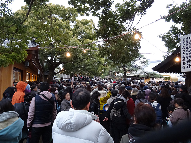 平成31年　あびこ観音寺節分大法会の警備を実施しました。